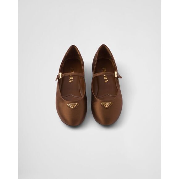 PRADA SATIN BALLERINAS SIZE 38 (8) $1050 - Picture 13 of 14